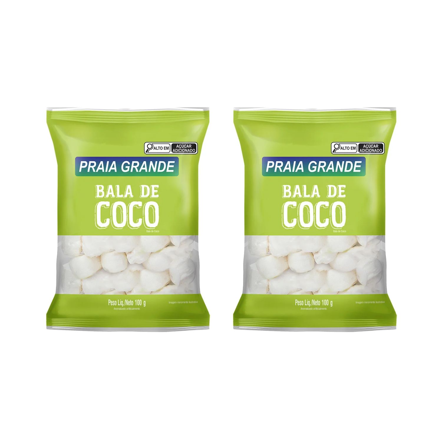 Da Colônia Bala de Coco (2x100g)